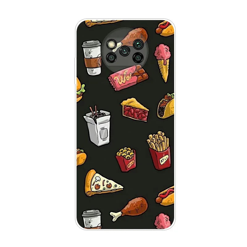 Phone Case For Poco X3 Pro Cover TPU Coque Cool Slim Clear Covers for Xiaomi Poco X3 NFC Case PocX3 X 3 Silicon Funda Cartoon