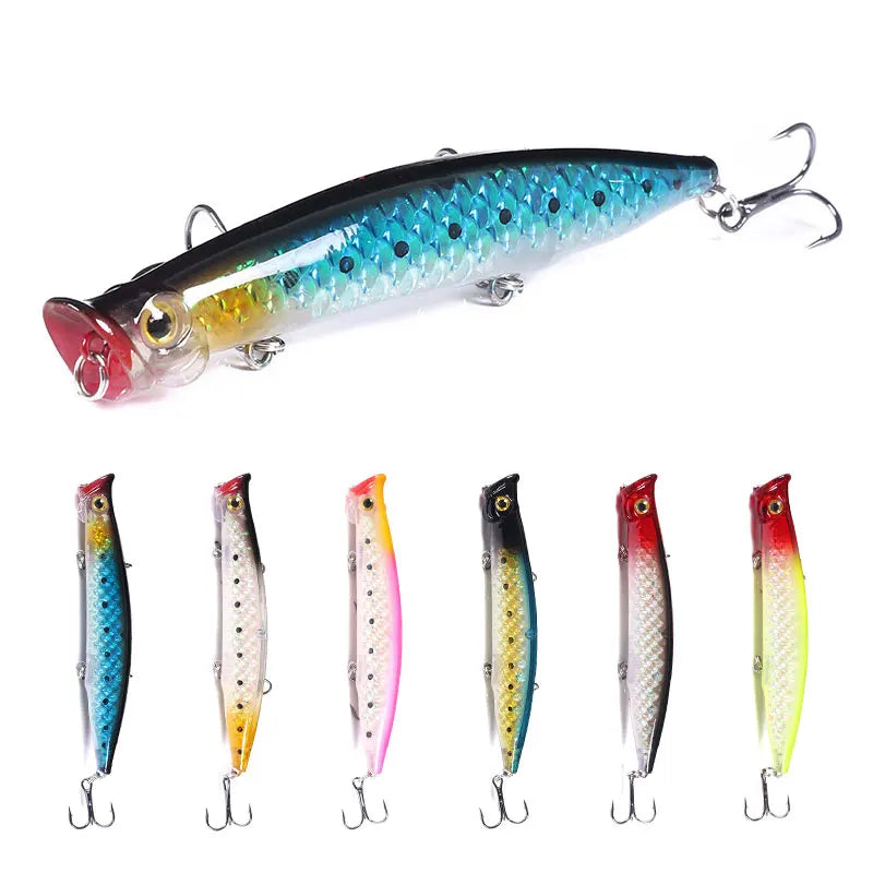 Wholesale 11cm 13g Topwater Fishing Popper Freshwater Saltwater Fishing Popper Lure Bait