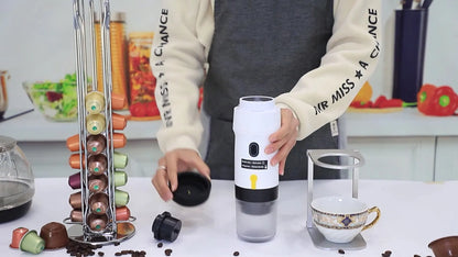Portable Coffee Maker Espresso for Travel Mini Coffee Machine Outdoor Portable Coffee Maker Car Handheld Espresso Machine