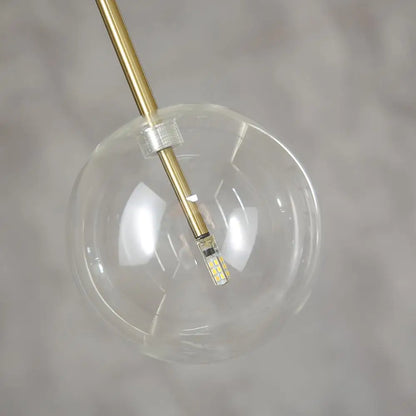 Nordic Modern Pendant Lights Creative Bubble Glass Ball Hanging Lamp for Living Room Bedroom Kitchen Lustre Suspension luminaire