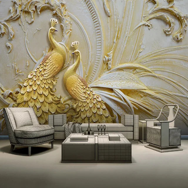 Wholesale 5d Mural Wallpaper 3d Wall Papers Living Room Wall Murals