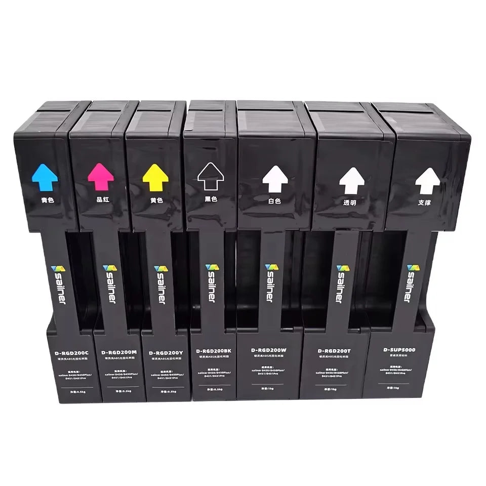 Sailner Full-Color Portraits 3D Printer Ink Consumables Real People Cartridge SUP5100-L RGD200LC-L RGD110T-L RGD200LM-L