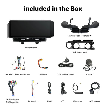 Youducar 15" OLED Android Car Radio DVD Player Navigation Head Unit for Jeep Wrangler JL / Gladiator JT 2018-2023, CarPlay