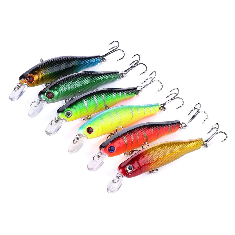 Wholesale NEWUP 8.5cm 8.9g Hard Fishing Minnow Lures  Artificial Vivid Fishing Baits