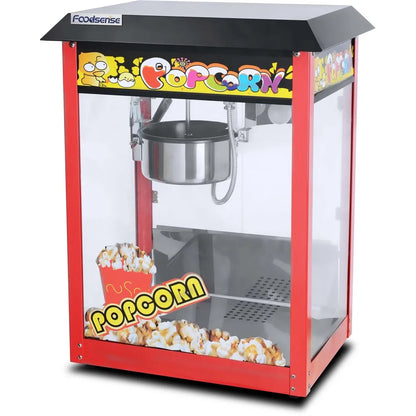 Commercial Popcorn Machine Electric Popcorn Vending Machine Automatic Theater Style Popcorn Making Machine