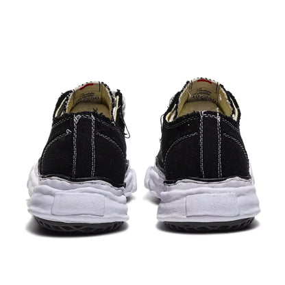 Men's Designer Canvas Shoes MMY Low-top Dissolve Sole Casual Sneakers Unisex Black Designer Shoe Luxury  Men