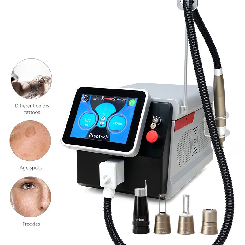 High Picosecond Laser Beauty Machine for Skin Rejuvenation Tattoo Removal Portable ND YAG Effective Removal Wrinkles