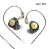 KZ EDX PRO 1DD In-Ear Wired Headphones HIFI Monitor Music Earplugs Stage Mobile Phone 3.5MM DJ Headphones Stereo