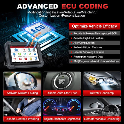 X431 Pro3 Diagnostic Magic ACE Upgraded Version Bidirectional Scan DBSCar VII Connection Professional Level OEM