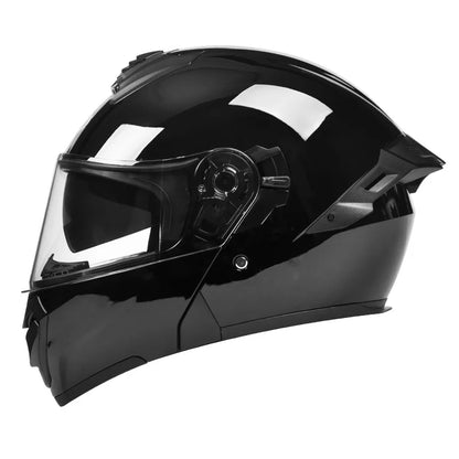 New Unisex Motorcycle Flip up Helmet ABS Safety Modular All Seasons 1 Year Warranty AD Dual Visor Unisex Cascos Para Moto Helmet
