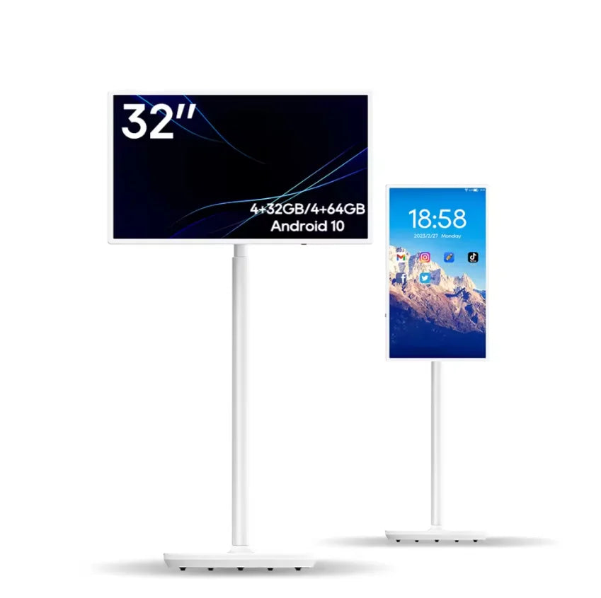 New Style Movable Smart Televisions 21.5 Inch Android Tv Full Hd Interactive Portable Tv for Home