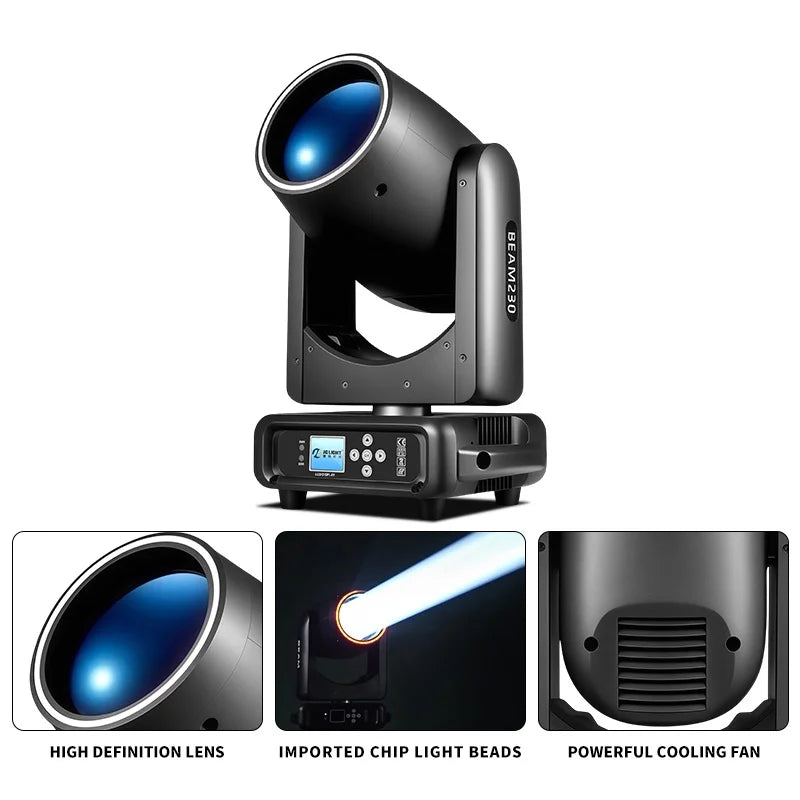 400W Beam MovingHead Ktv Nightclub Move Head Disco Stage Light with Ring/Strip/Halo Light
