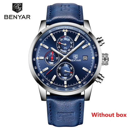 BENYAR Watches Men Luxury Brand Quartz Watch Fashion Chronograph Watch Reloj Hombre Sport Clock Male Hour Relogio Masculino 2023
