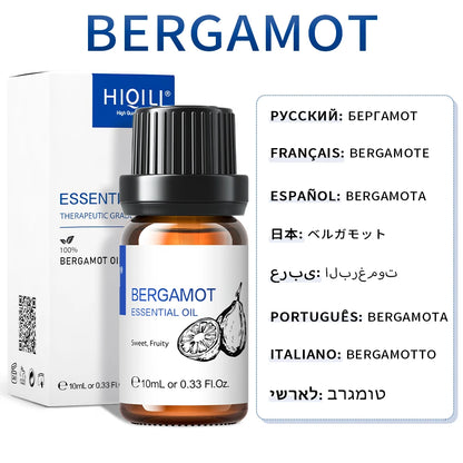 HIQILI Best Essential Oils ,100% Pure Nature for Aromatherapy | Humidifier, Massage,Diffuser, Skin & Hair Care,Perfume DIY-10ML