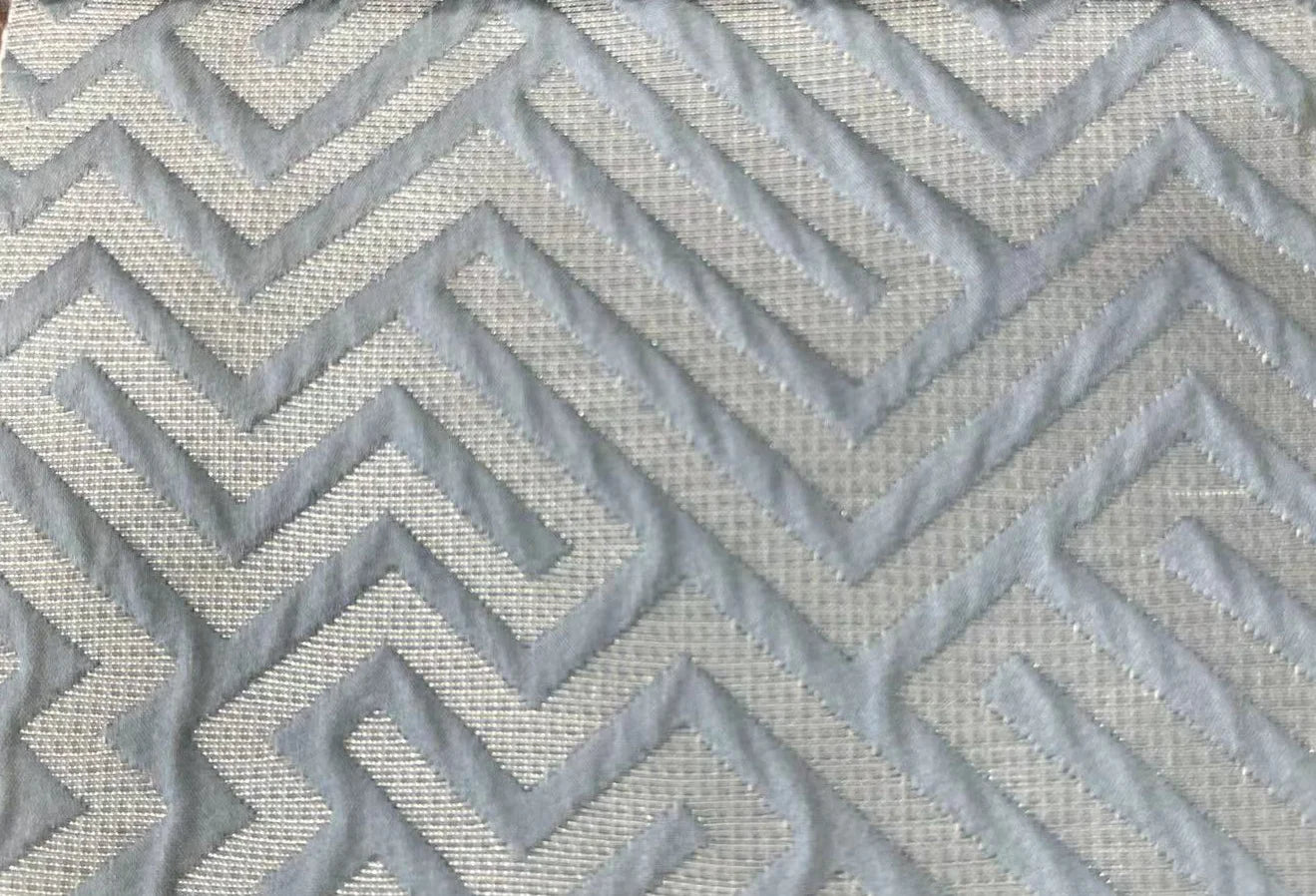 High Quality Jacquard Yarn Dyed Fabric Geometry Patterns Anti-Static Wholesale Sofa Upholstery with Woven Technique