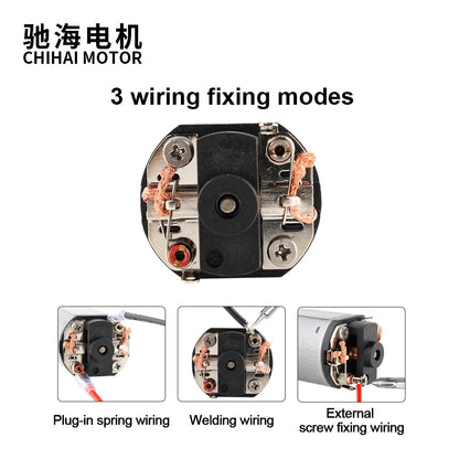 Chihai Motor CHF-480WA-22TPA M160 N35 NdFeB 25000RPM High Torque Motor AEG Motor Short Axis for Ver.3 Gearbox AK Series Airsoft