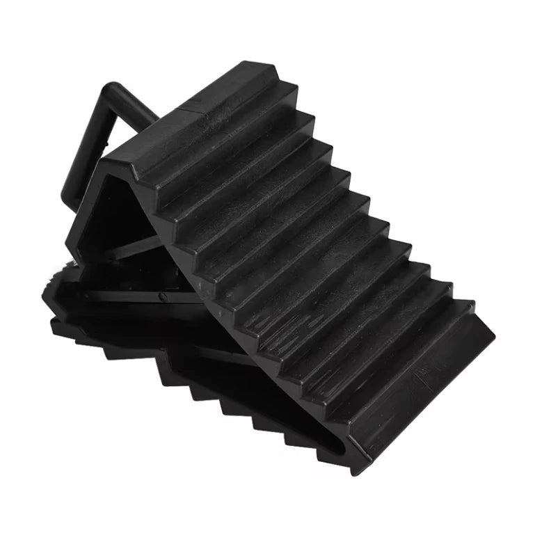 2pcs Car Truck RV/Tripper Wheel Alignment Tire Pad Rubber Slip Stopper Wheel Chocks Blocks Parking Equipment Trailers Campers