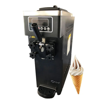Small Commercial Ice Cream Maker  for Food Truck Mobile Cafe Portable Design Easy Operation Space Saving Cream Ice Machine