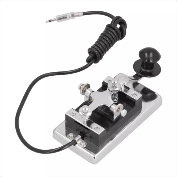 K4 Manual Telegraph Key Morse Key CW Key for Shortwave Radio Morse Code Practices CW Communications