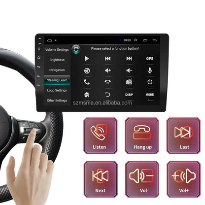 Android Touch Screen Auto GPS Car Multimedia Radio Stereo Video Dvd Player Car Media System Head Unit WIFI DSP BT