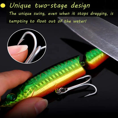 New Products 120mm 23g Multi Plastic Floating Minnow Long Casting Laser Pesca Fishing Lures