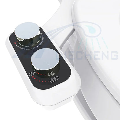 Toilet Bidet Easy to Install Non Electric Double Nozzle Fresh Water Cold Water Spray Bidet Toilet Seat Accessories
