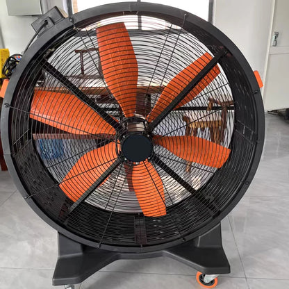 Large Fan Industrial Portable Exhaust Ventilation Fan Big Size  HVLS PMSM Drum Fan