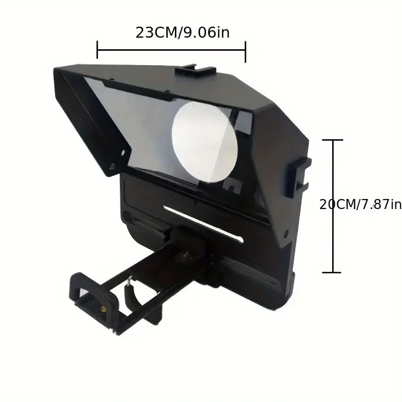 Hot Sell A10 Big Screen Prompter Professional Interview Foldable Teleprompter for Smartphone DSLR Camera Live Video Recording
