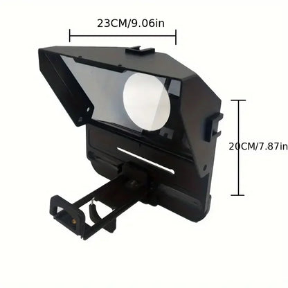 Hot Sell A10 Big Screen Prompter Professional Interview Foldable Teleprompter for Smartphone DSLR Camera Live Video Recording