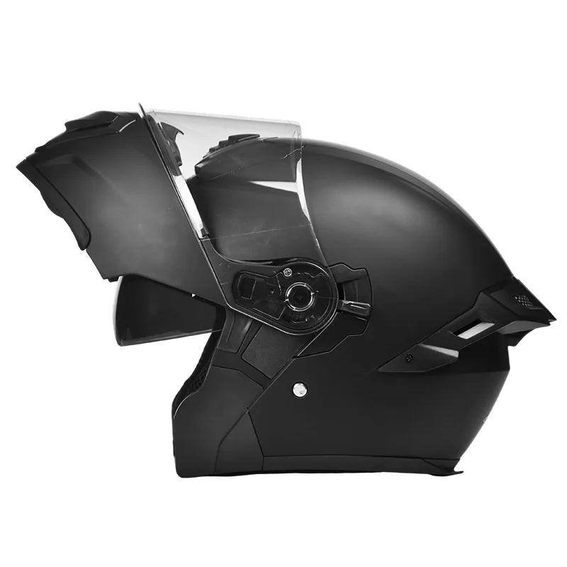 New Unisex Motorcycle Flip up Helmet ABS Safety Modular All Seasons 1 Year Warranty AD Dual Visor Unisex Cascos Para Moto Helmet