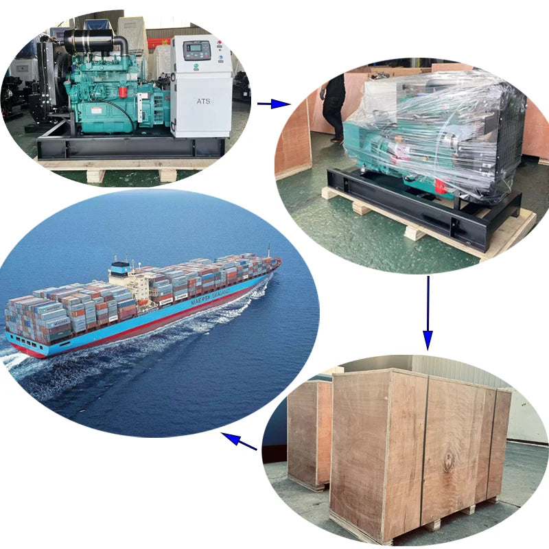Genset Silent 50kw 60kw diesel 110kw Generator Power Price 20kw 30kw 40kw 80kw 50kva 100kva Electric 100kw 3-phase Power Plant