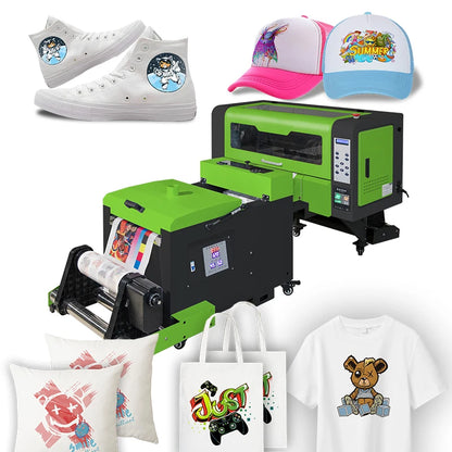 Auplex DTF 2 XP600 A3 Cloth PET Film White Ink Printing Machine DTF T Shirt Garment Digital Printer for Tshirt Heat Transfer