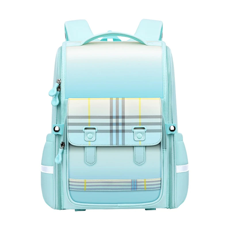 Waterproof Polyester Ultra-Light 20-36L Large Capacity with Air Cushion Belt Soft Handle England Style School Backpack