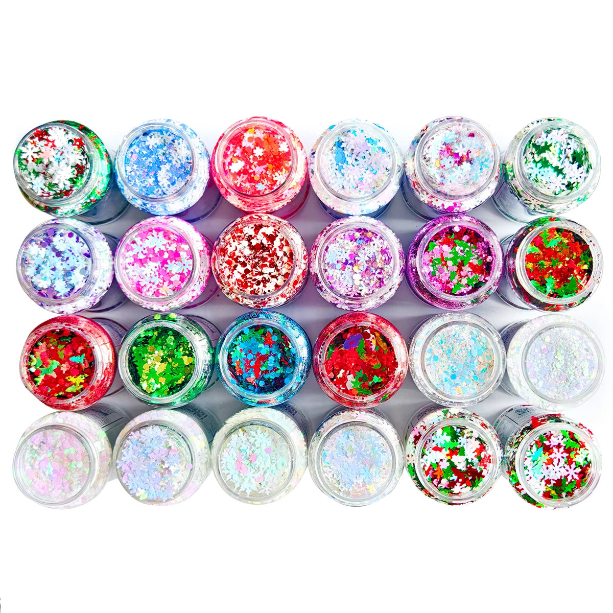 Free Shipping 2oz Shaker Bottle Jars Christmas Chunky Mix Glitter for Snow Globe Tumbler Cups