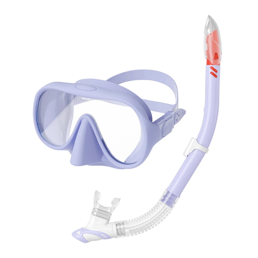3 Days Shipment Factory New Design Water Sports Anti-fog Eye Protection Diving Mask Set CE Certified Tempered Glass Lenses DIVE