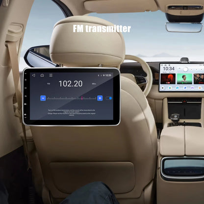 10.1 Inch Android System Car for DVD Headrest Monitor Stereo Rear Seat Entertainment Mirror Link FM Transmitter USB Placement