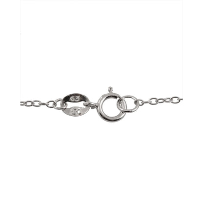 TD Collette Z Sterling Silver Fine Pendant Necklace with Green and White Cubic Zirconia in Diamond-shape