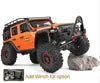 For Adult Hobby RC Off-Road Crawler 1:10 2.4G 4WD LED Lights Dragging RC Truck Brushed Toys Climbing Car