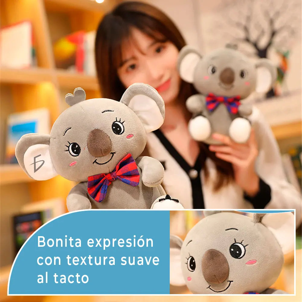 20/30cm Adorable Koala Plush Toy - Cute Australian Cartoon Animal Stuffed Animal with Tie.