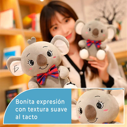 20/30cm Adorable Koala Plush Toy - Cute Australian Cartoon Animal Stuffed Animal with Tie.