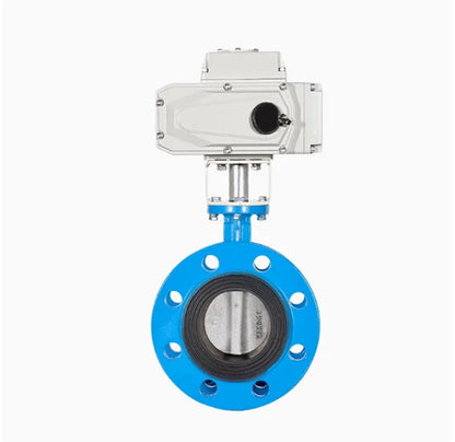 General Purpose D941X-16 220V 380V Waterproof Explosion-proof Motorized Electric Flange Butterfly Valve for Air Gas Oil Water