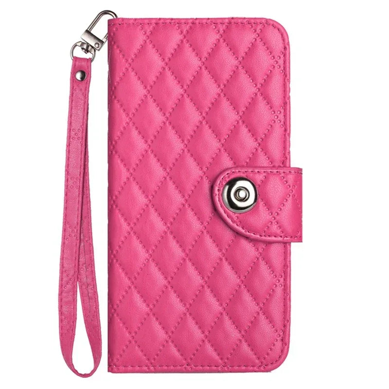 Luxury PU case with Card Holder for Moto G Stylus 5G/G Power/G Play, for iPhone 15/16 Promax Wallet Cases