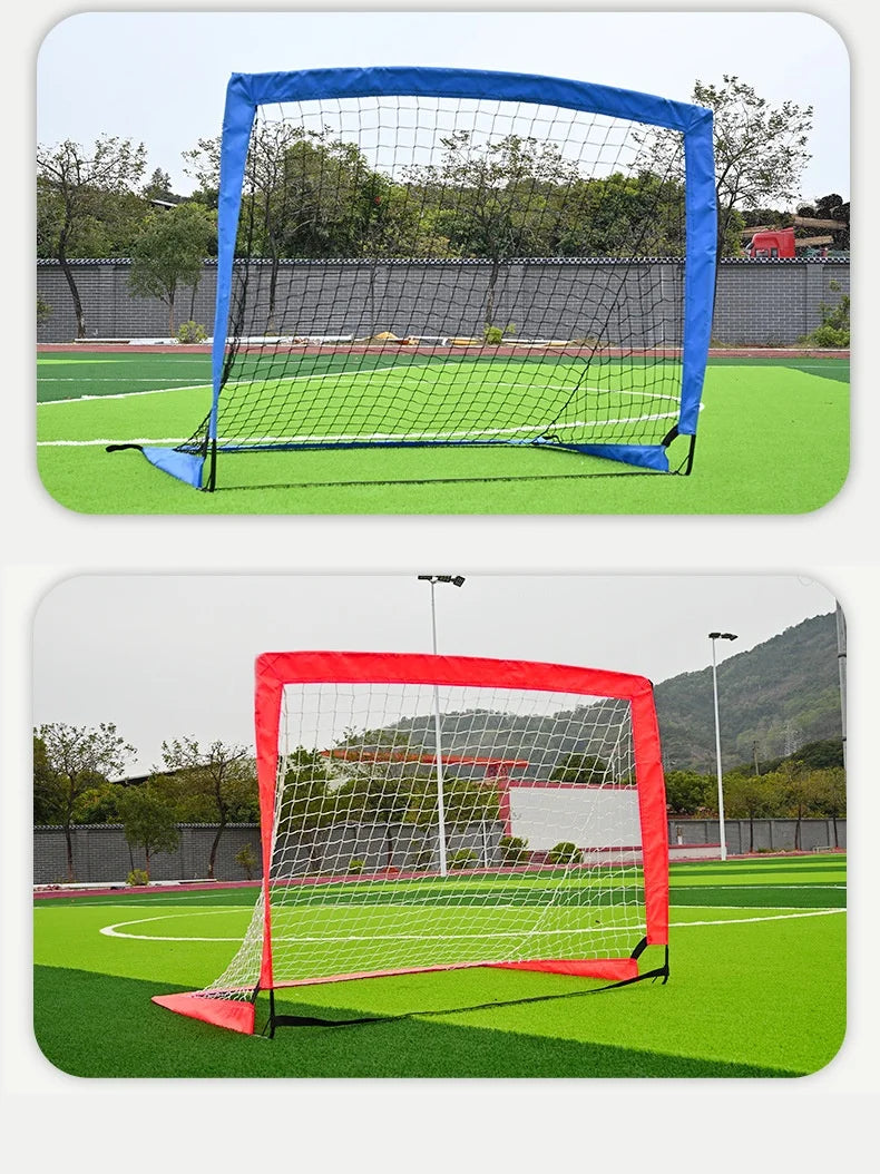 Portable Indoor/Outdoor Soccer Goal Nets Kids Training Equipment for Backyard Ball Games and Sports