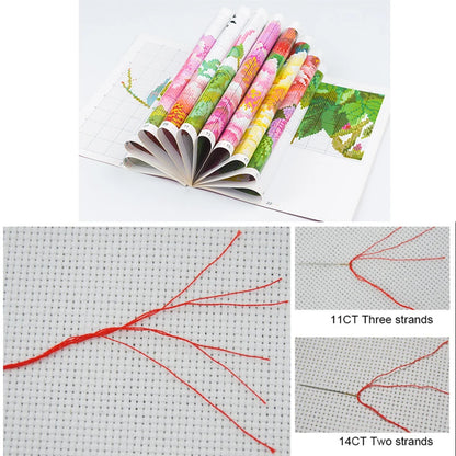Needle Kung Fu Eco-Friendly Cotton Embroidery Sets for Beginners DIY Handmade Chinese Craft Cross Stitching Kits Living Crafts