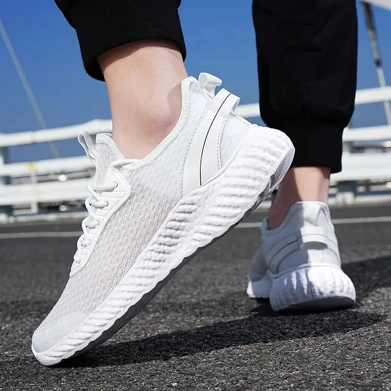 New Fashionable Sports High Quality Sports Safety  Shoes Lightweight Breathability Men Running Shoes