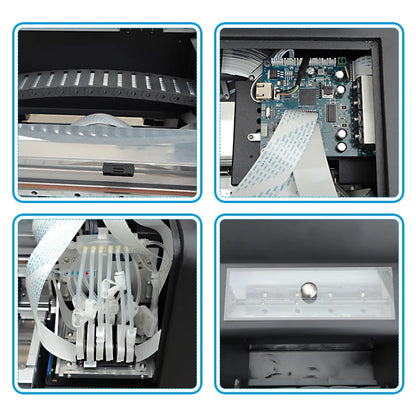Inktime A3 Plus 30cm Semi-Automatic Dual Head DTF Printer XP600 DTF with Shaker and Dryer 2024 Model New Condition