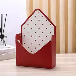 Yiwu China Suppliers Cheap Wholesale Folding Envelope Type Cardboard Paper Luxury Envelope Flower Packing Box for Mother's Day