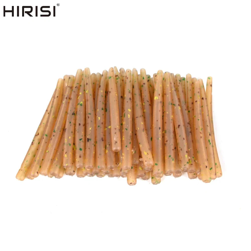 500pcs Carp Fishing Anti Tangle Sleeves Connect with Hook for Carp Fishing Terminal Tackle Camo Green 3 Sizes