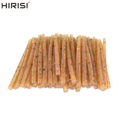 500pcs Carp Fishing Anti Tangle Sleeves Connect with Hook for Carp Fishing Terminal Tackle Camo Green 3 Sizes