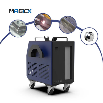 Small Size Easy Transport 800W Portable Air Cooler Fiber Laser Handheld Welding Machine